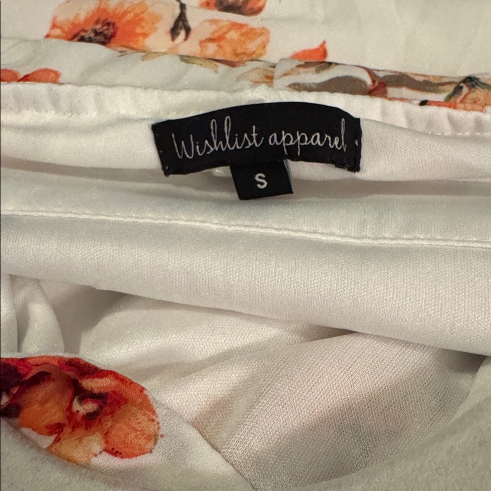 Floral Flair Jumpsuit (ivory) with pockets from NanaMacs/Wishlist Apparel SMALL - Picture 3 of 16